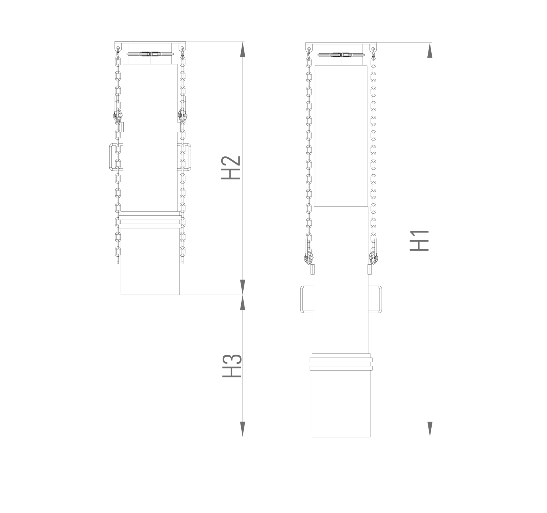 Teleskop-Verladerohr (händisch)