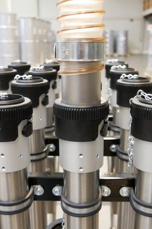 Schlauchkupplung am Kupplungsbahnhof KB.TWIST