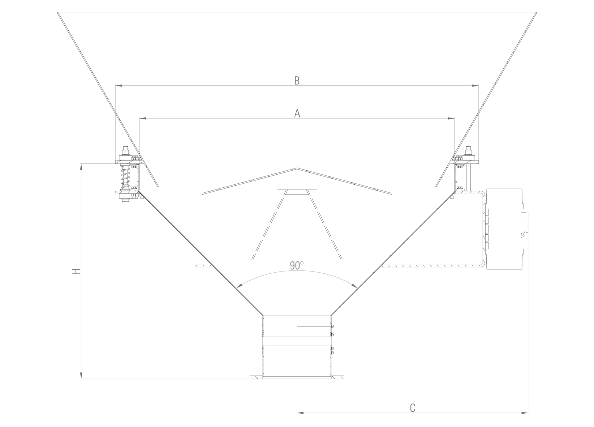 Zeichnung Schwingtrichter