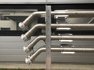 Anschlüsse für Silofahrzeuge