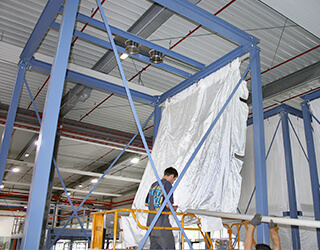 Montaje silo flexible