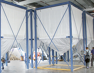 Montaje silo flexible