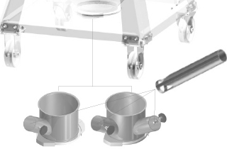 Sauglanzen für Absaugkasten