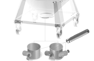 Sauglanzen für Absaugkasten