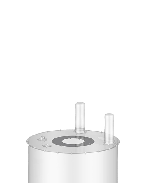 Adapterplatte für Zellenradschleusen-Behälter