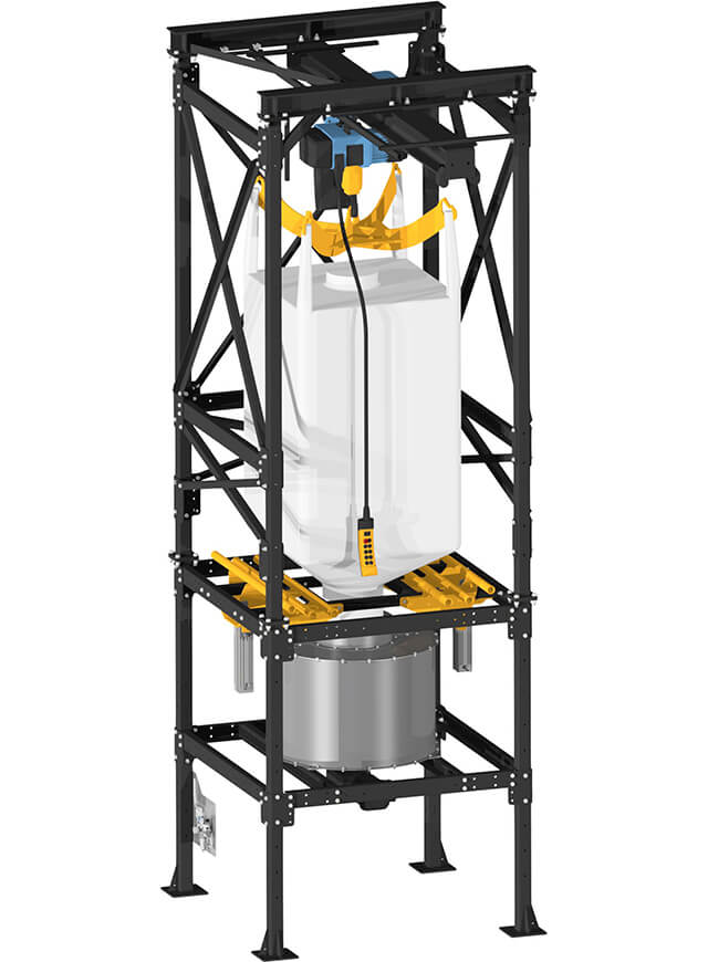 BigBag-Entleerung 450 l mit Kettenzug