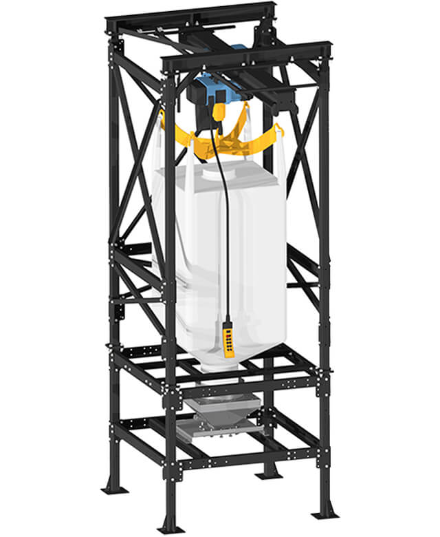 BigBag-Entleerung 60 l mit Kettenzug