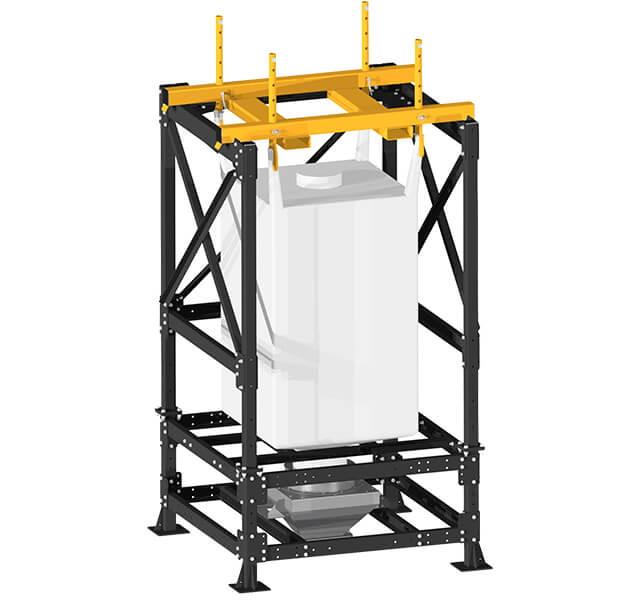 BigBag Entleerung 70 l für Staplerbetrieb