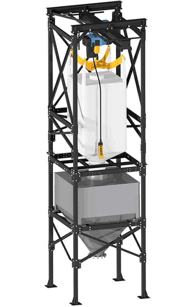 BigBag-Entleerung 2000 l mit Kettenzug