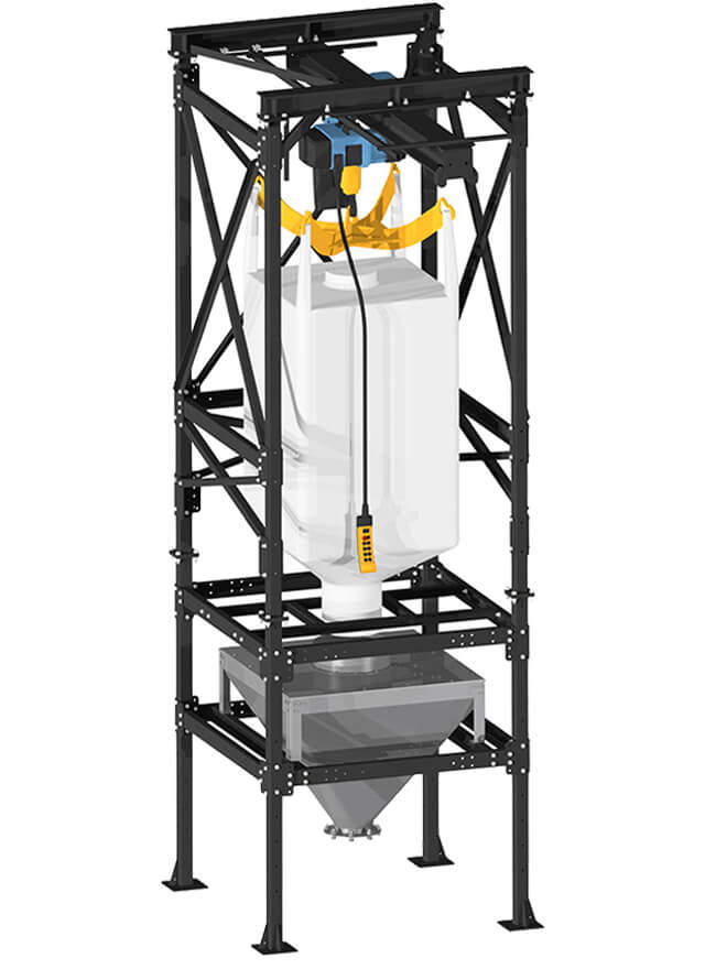 BigBag-Entleerung 600 l mit Kettenzug