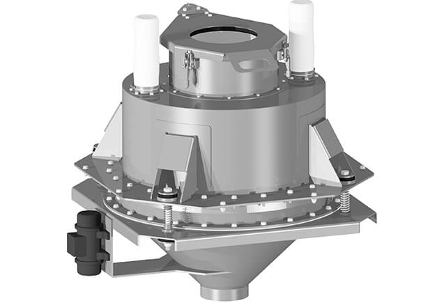 Behälter mit Schwingtrichter
