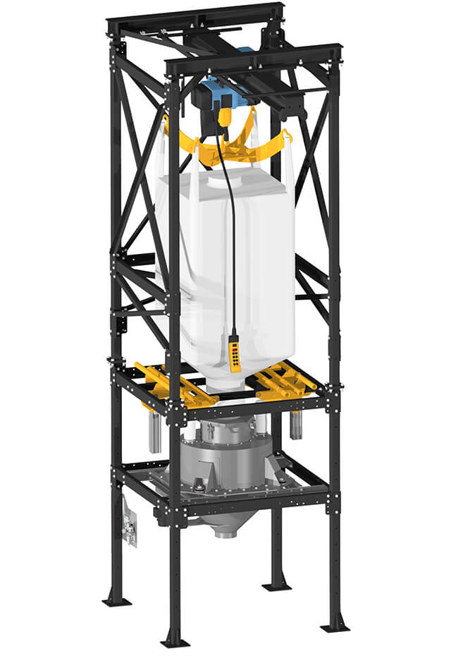 BigBag-Entleerung 350 l mit Kettenzug