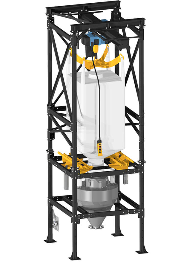 BigBag-Entleerung 350 l mit Kettenzug