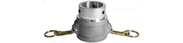 Camlock-Mutterteil "für Rohr"