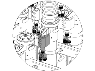 RFID-Sensor mit Halter