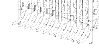 Kupplungsbahnhof Einlaufbögen