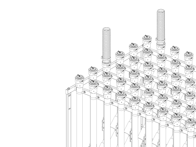 Kupplungsbahnhof TWIST-Kupplungen