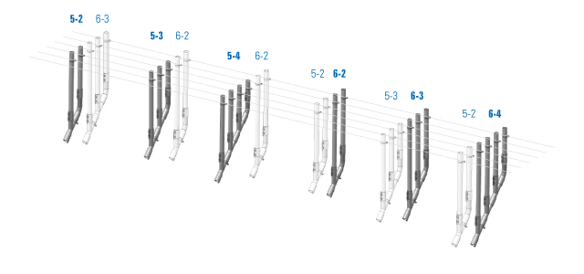 Verteiler Multi 6-Ausgänge