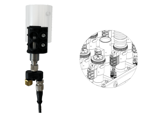 RFID-Sensor mit Halter