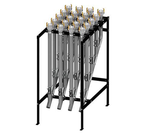 4 Verteiler mit 5 Abgängen