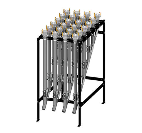 4 Verteiler mit 6 Abgängen