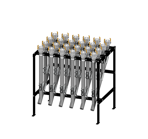 6 Verteiler mit 4 Abgängen
