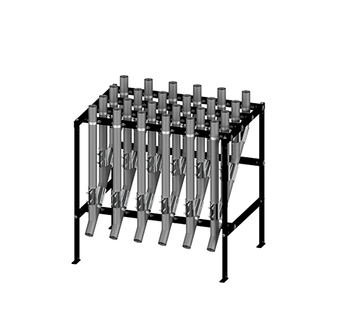 6 Verteiler mit 4 Abgängen
