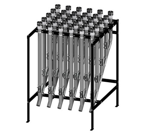 6 Verteiler mit 5 Abgängen