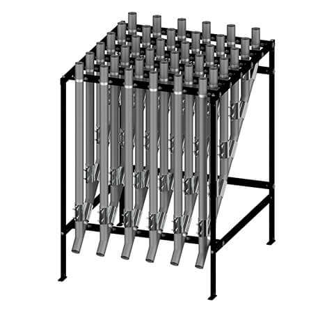 6 Verteiler mit 6 Abgängen