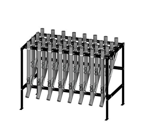 8 Verteiler mit 4 Abgängen