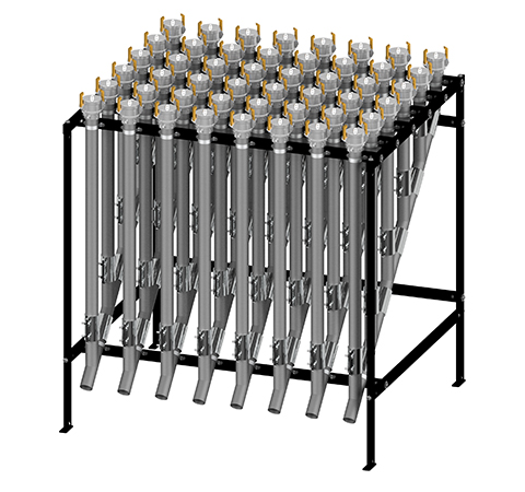 8 Verteiler mit 6 Abgängen