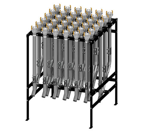 12 Verteiler mit 3 Abgängen