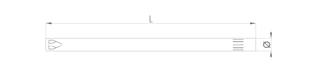 Sauglanzen einwandig