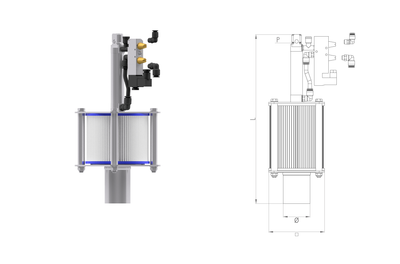 Leersaugventil stromlos geschlossen