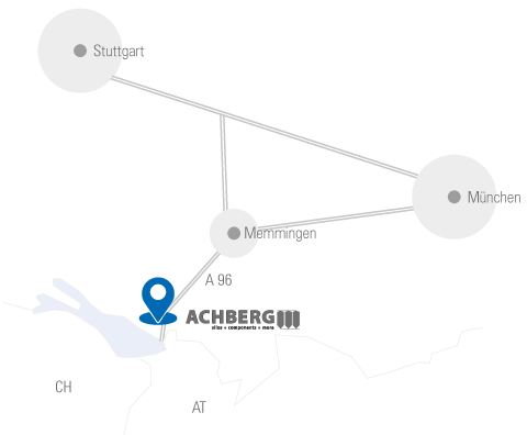 Standortkarte Siloanlagen Achberg