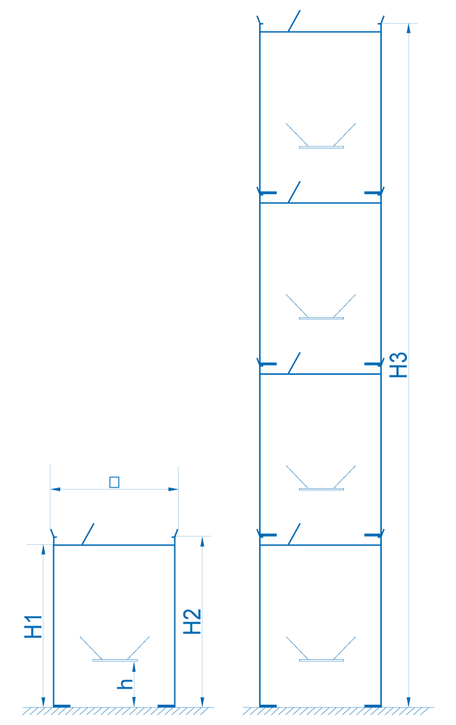 Icon Stapelcontainer